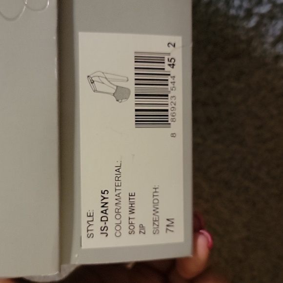 Jessica Simpson Platform Sandals White Sz 7 - Picture 7 of 7